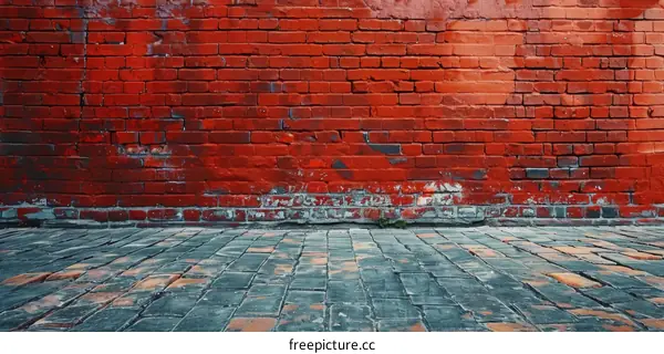 Red Brick Wall Texture