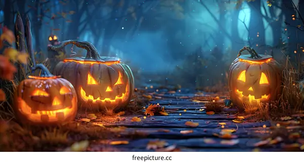 Halloween Pumpkin Jack-o-lantern