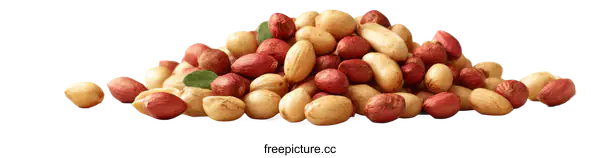 [Transparent Background PNG]Pile of Mixed Roasted Peanuts