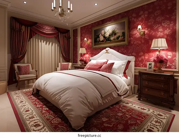 European-style bedroom