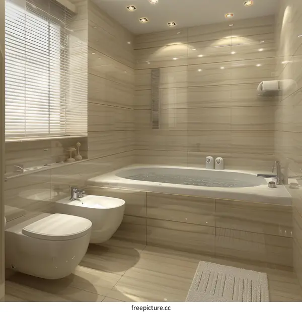 Modern Elegant Bathroom Interior Design