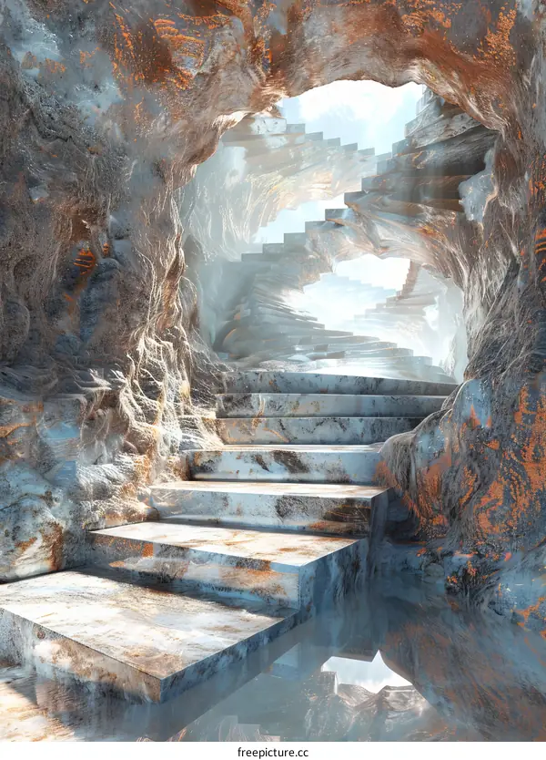 Mystical Stairway to the Celestial Realm
