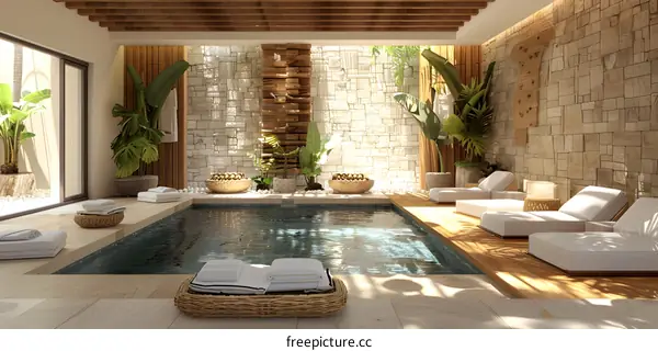 Luxury Spa Relaxation Pool