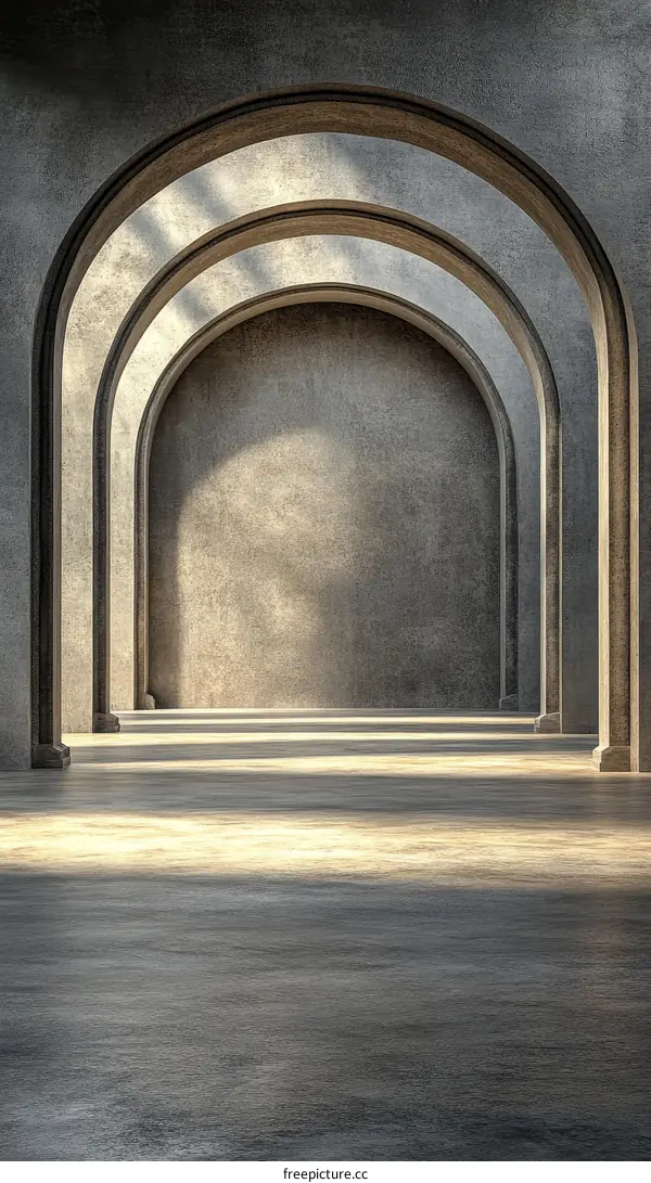 Archways Concrete Interior Architectural Design