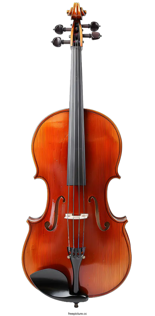 [Transparent Background PNG]violin front view
