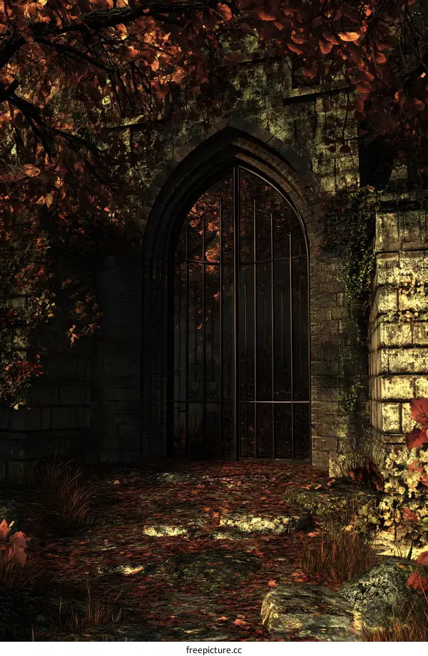 Autumn Forest Gate