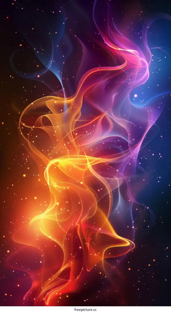 Abstract Colorful Cosmic Energy Flow