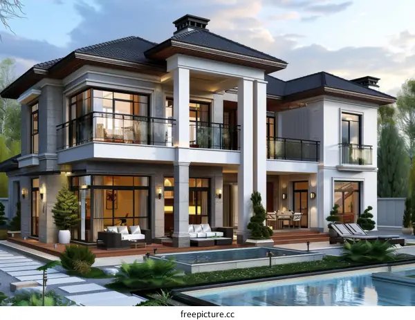 Modern Luxury Villa with Swimming Pool