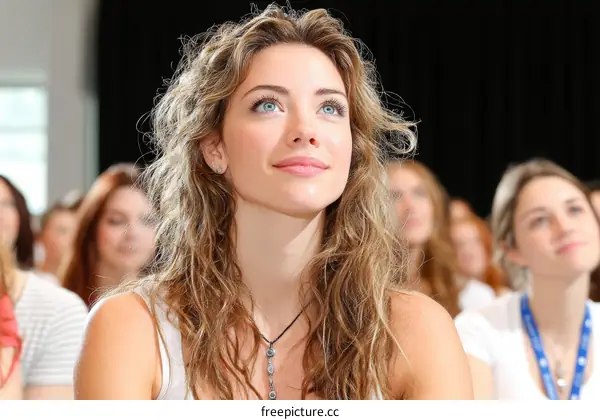 Attentive Audience Listening in a Conference Room