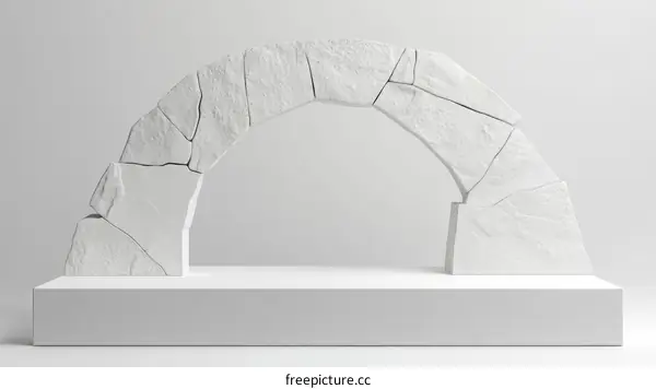 Abstract Stone Archway Design