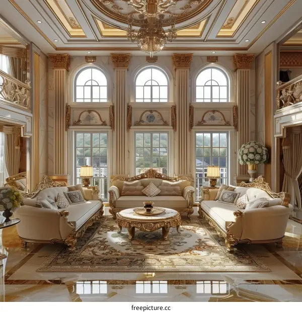 Lavish Living Room Interior