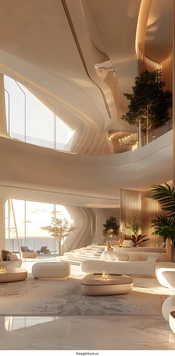 futuristic interior design