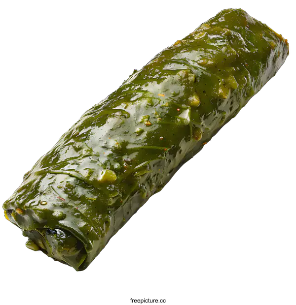 [Transparent Background PNG]Delicious Stuffed Grape Leaves Isolated on White