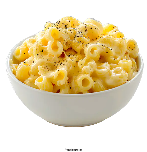 [Transparent Background PNG]bowl of macaroni and cheese