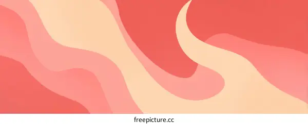 Abstract Colorful Wave Background Design