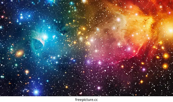 Amazing Space Stars Background