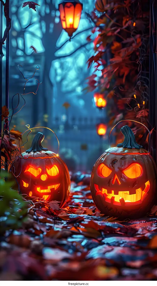 Halloween Pumpkin Jack-o-lantern