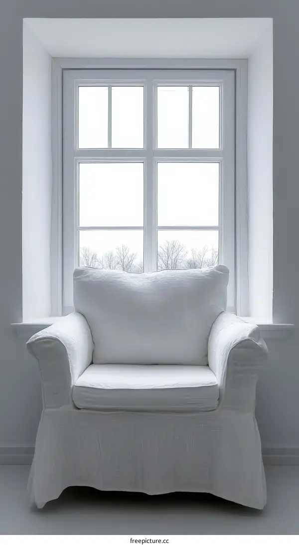 White Armchair by the Window