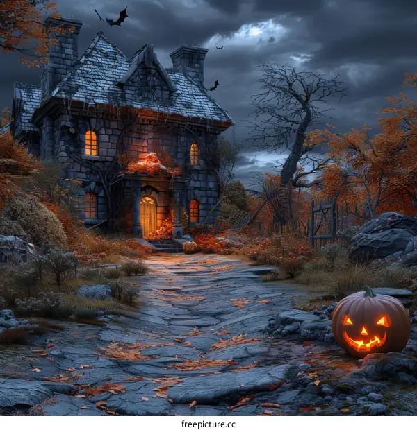 Spooky Halloween Haunted House