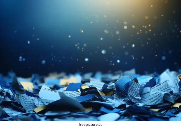 Torn Documents Abstract Background