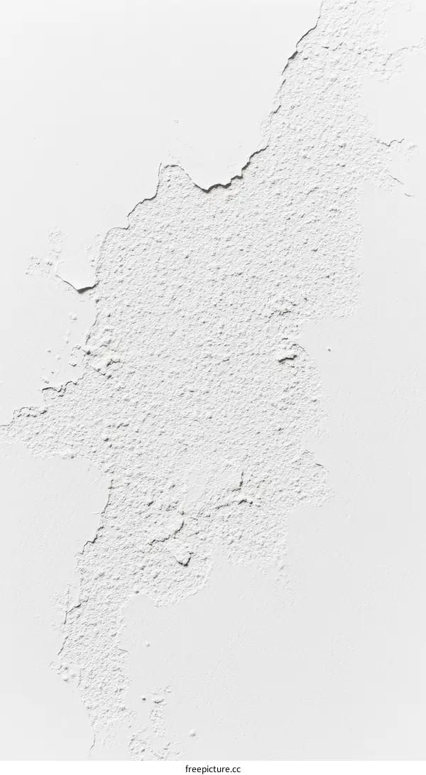 Peeling White Wall Texture Close-up