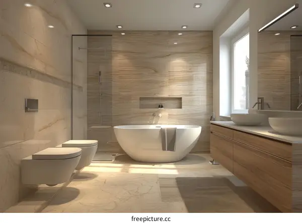 Modern Stylish Bathroom Interior Design