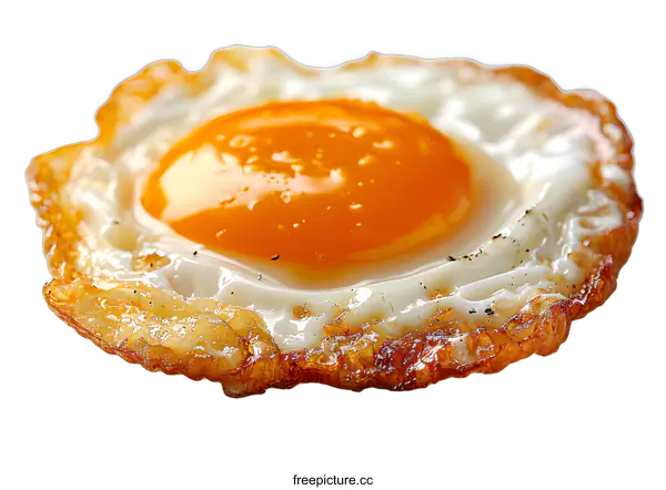 [Transparent Background PNG]Sunny Side Up Egg on White Background