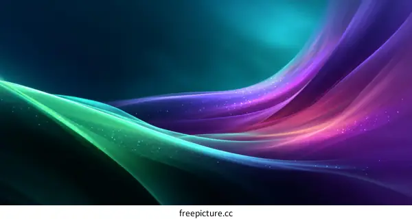 Abstract Colorful Flowing Lines Background Design
