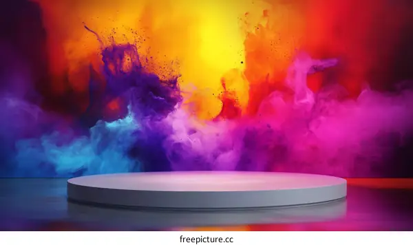 Colorful Abstract Product Showcase