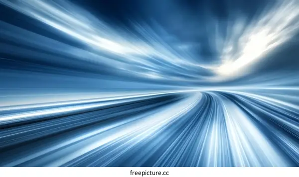 Abstract Speed Motion Sky Highway