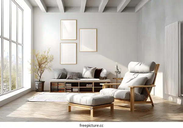 Modern Minimalist Living Room Interior Design