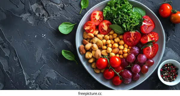Healthy Food Ingredients: Tomatoes, Chickpeas, Grapes & More