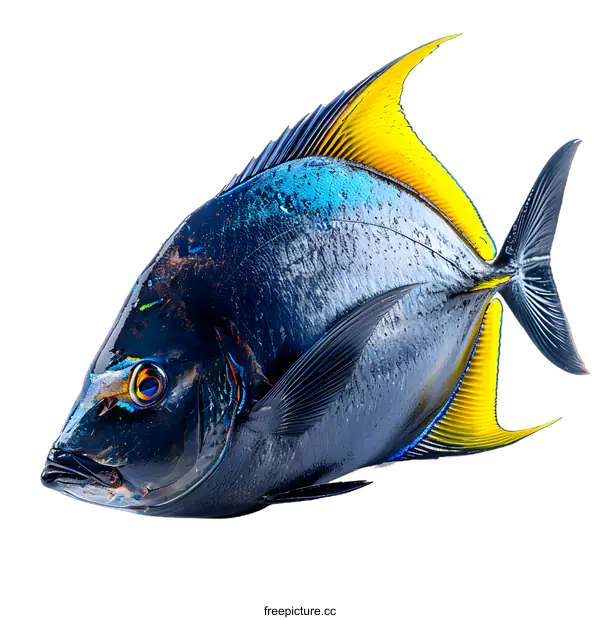 [Transparent Background PNG]Vibrant Fish on White Background