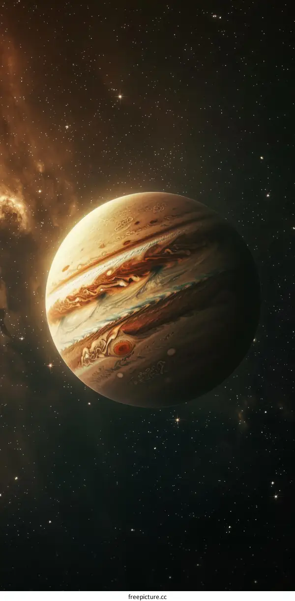 A Stunning Image of Jupiter, the Solar System's Largest Planet
