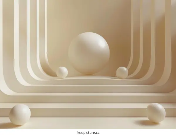 3D Podium Minimalistic Abstract Display