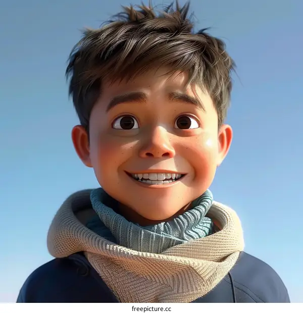 Portrait of a happy smiling boy