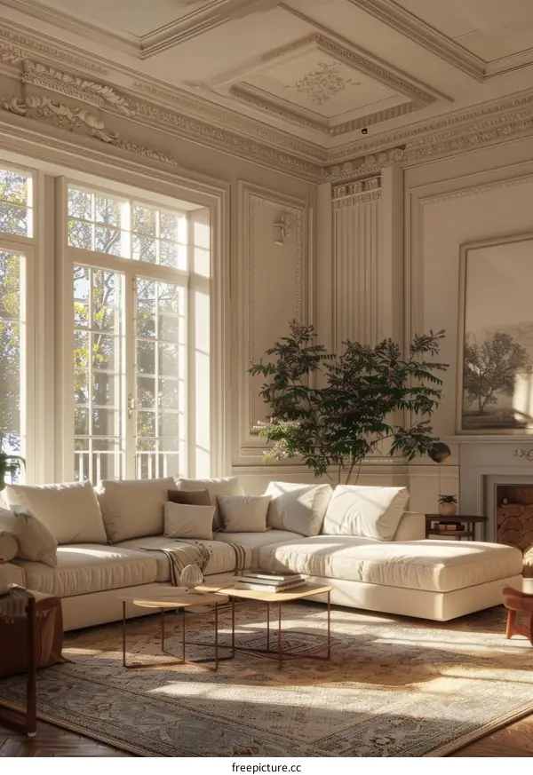 Stunning and Sophisticated Living Room