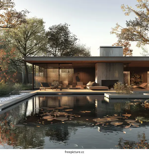 Modern House With Amazing Pool And Garden