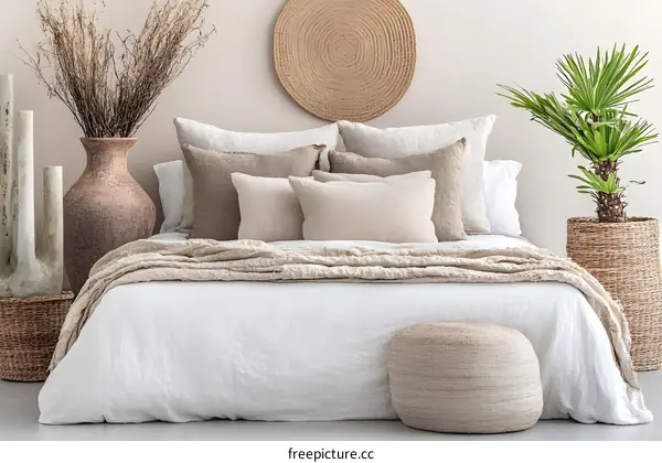 Minimalist Bedroom Interior Design with Natural Elements