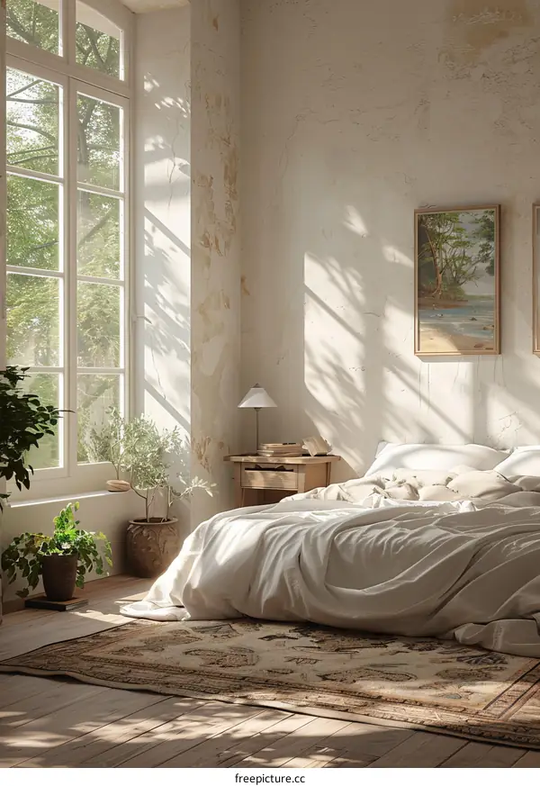 A Cozy and Serene Bedroom Interior Design