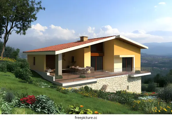 Modern House Design with a View