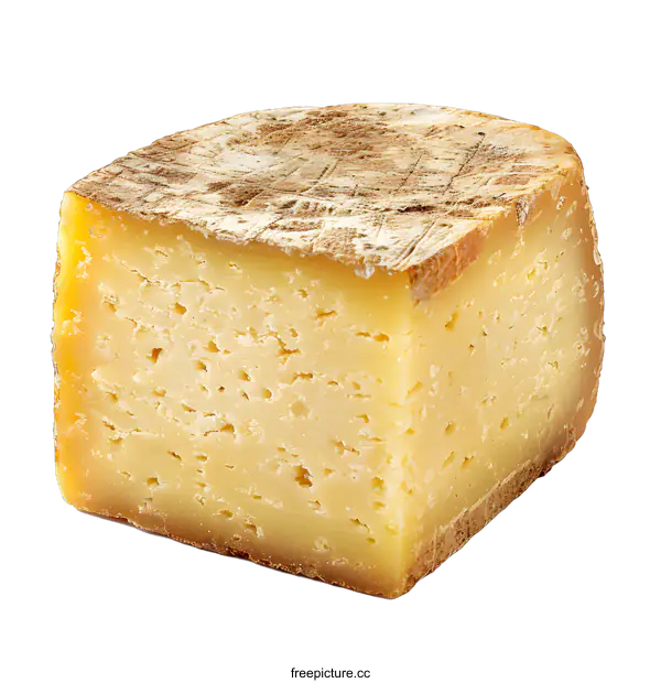 [Transparent Background PNG]Close-up of a piece of cheese