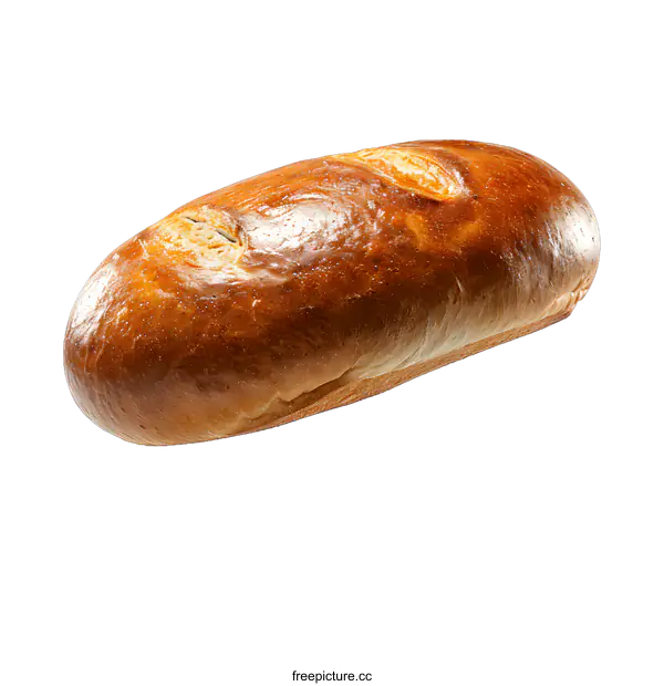 [Transparent Background PNG]Loaf of bread isolated on white background