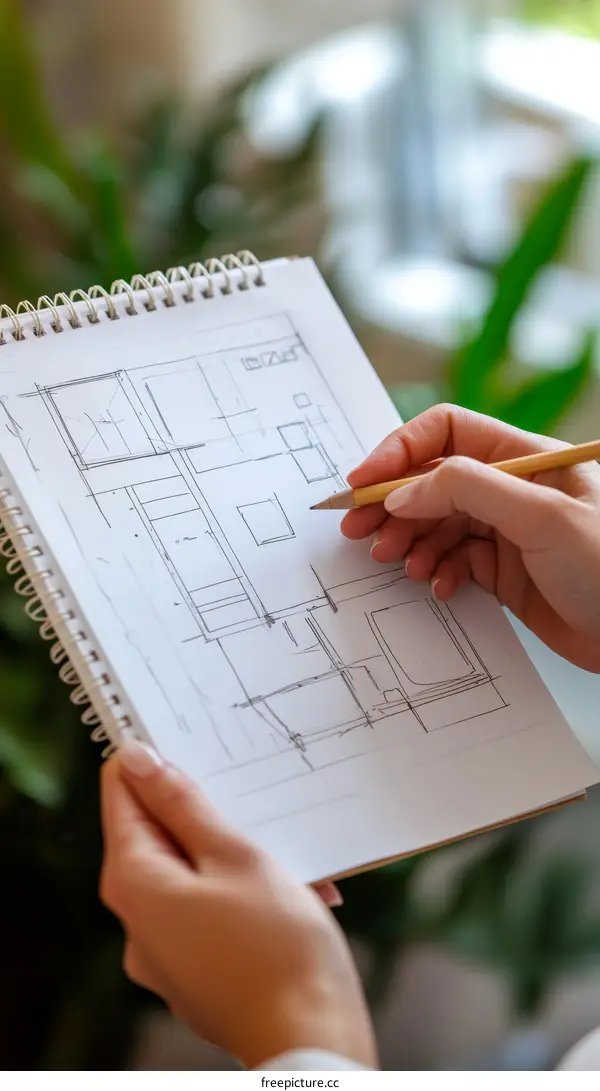 Sketching Interior Design Plan