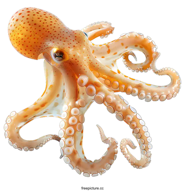[Transparent Background PNG]Octopus Tentacles Ocean Marine