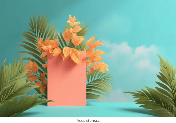 Tropical Summer Aesthetic Blank Space