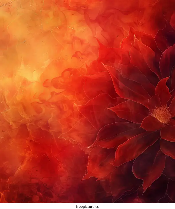 Mesmerizing Scarlet Bloom: Radiance and Grace Personified