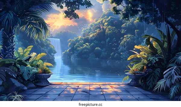 Tropical Rainforest Landscape