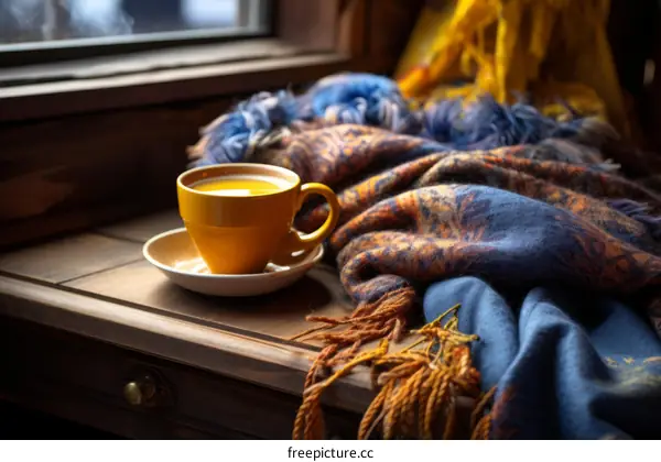 Warm Cup of Tea by the Window