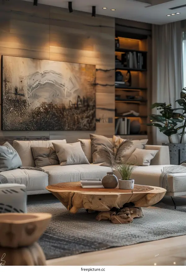 Modern living room interior design